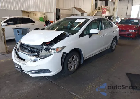 2014 Honda Civic Lx from USA, damaged, VIN 19XFB2F55EE224690